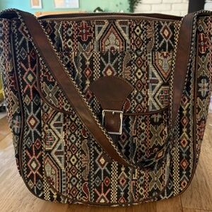 Tapestry shoulder bag